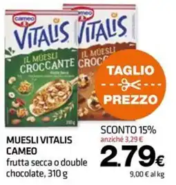 Superconti Muesli Vitalis Cameo offerta