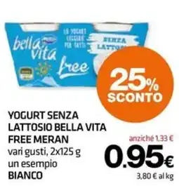 Superconti Yogurt senza lattosio Bella Vita Free Meran offerta