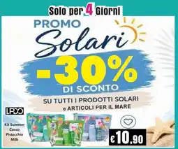 Euroshop Kit Summer Cocco Pistacchio Milk offerta