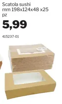 GrosMarket Scatola sushi offerta
