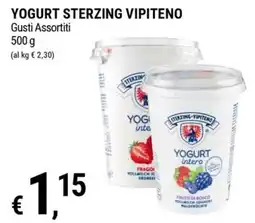 Tre Valli Supermercato Yogurt Sterzing Vipiteno offerta