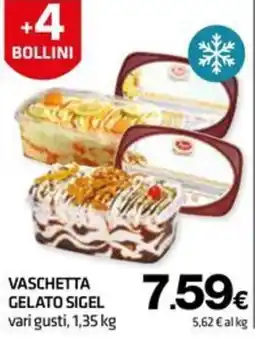 Superconti Vaschetta gelato Sigel offerta