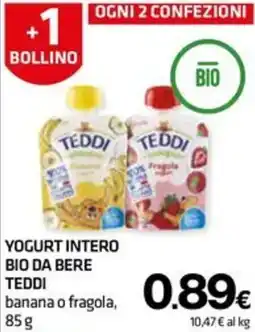 Superconti Yogurt intero bio da bere Teddi offerta