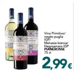 Altasfera Vino Primitivo/ rosato puglia IGP/ Malvasia bianca/ Negroamaro IGP PIANEROSSE offerta