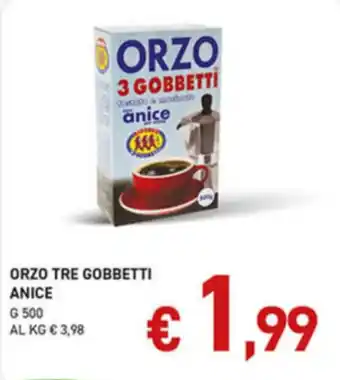 Orzo tre gobbetti anice