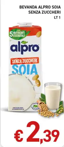 Coal Bevanda alpro soia senza zuccheri offerta