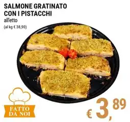 Tre Valli Supermercato Salmone gratinato con i pistacchi offerta