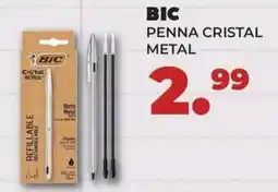 Amashop Bic penna cristal metal offerta