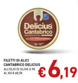 Coal Filetti di alici Cantabrico Delicius offerta