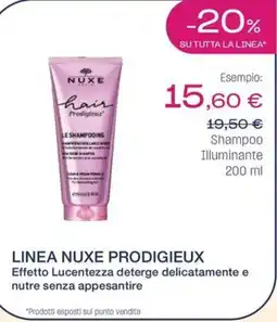 BENU Farma Nuxe Hair Prodigieux Shampoo Illuminante offerta
