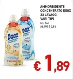 Coal Ammorbidente concentrato Deox offerta