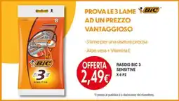Coal Rasoio Bic 3 Sensitive offerta
