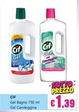 Euroshop Cif Gel Bagno offerta