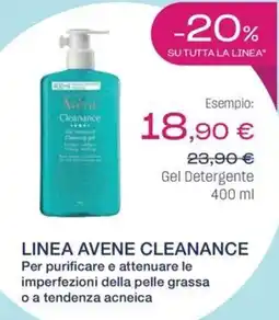 BENU Farma Gel Detergente Avene Cleanance offerta