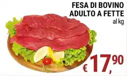 Tre Valli Supermercato Fesa di bovino adulto a fette offerta