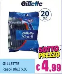 Euroshop Gillette Rasoi Blu2 offerta
