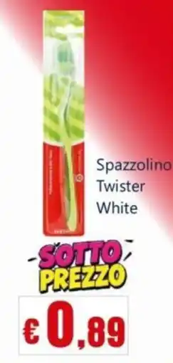 Euroshop Spazzolino Twister White offerta