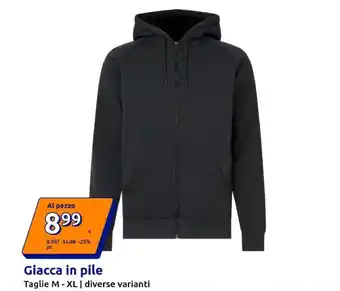 Action Giacca in pile offerta