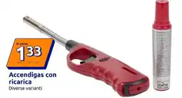 Action Accendigas con ricarica offerta