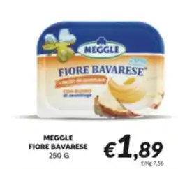 Supermercati Visotto Meggle fiore bavarese offerta