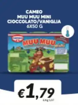 Supermercati Visotto Cameo Muu Muu Mini Cioccolato/Vaniglia offerta