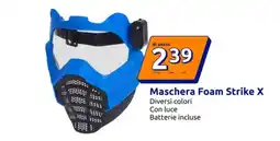 Action Maschera Foam Strike X offerta