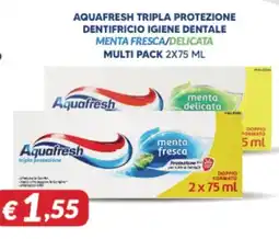 Supermercati Visotto Aquafresh dentifricio igiene dentale offerta