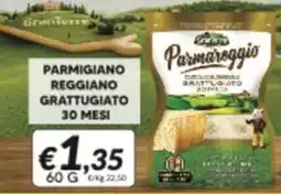 Supermercati Visotto Parmareggio Parmigiano Reggiano Grattugiato offerta