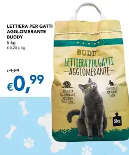Migross Superstore Lettiera per gatti agglomerante Buddy offerta