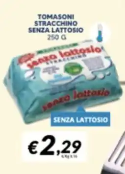 Supermercati Visotto Tomasoni straccchino senza lattosio offerta