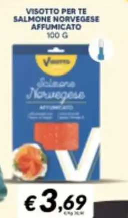 Supermercati Visotto Visotto salmone norvegese affumicato offerta
