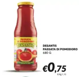 Supermercati Visotto Passata di pomodoro Desantis offerta