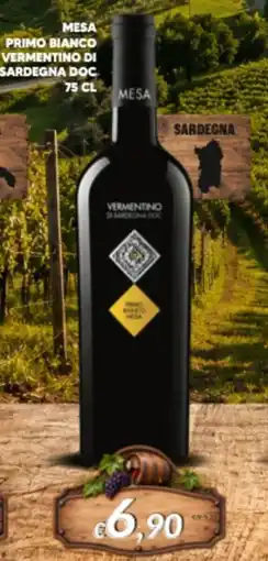 Supermercati Visotto Vermentino di Sardegna DOC Mesa offerta