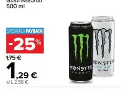 Carrefour Express Gusti Assortiti Monster Energy offerta