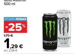 Gusti Assortiti Monster Energy