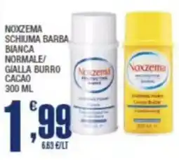 Splendidi e Splendenti Noxzema schiuma barba bianca normale/gialla burro cacao offerta