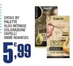 Splendidi e Splendenti Syoss by Palette Oleo Intense Colorazione Capelli offerta