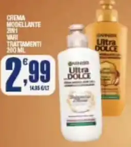Splendidi e Splendenti Garnier Ultra Dolce Crema Modellante 2in1 offerta
