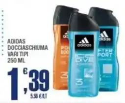 Splendidi e Splendenti Adidas docciaschiuma vari tipi offerta