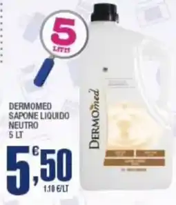 Splendidi e Splendenti Dermomed sapone liquido neutro offerta