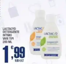 Splendidi e Splendenti Lactacyd detergente intimo offerta