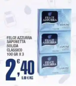 Splendidi e Splendenti Felce Azzurra saponetta solida classico offerta