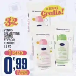 Splendidi e Splendenti Venus salviettine intime fresco/lenitive offerta