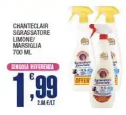 Splendidi e Splendenti Chanteclair sgrassatore limone offerta