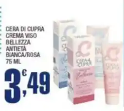 Splendidi e Splendenti Cera di Cupra crema viso bellezza offerta