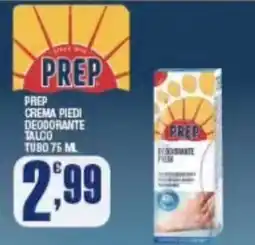 Splendidi e Splendenti Prep crema piedi deodorante talco offerta