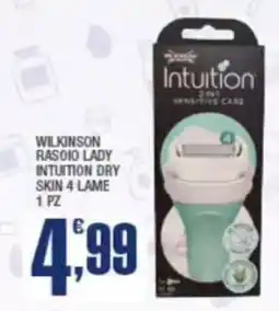 Splendidi e Splendenti Wilkinson rasoi lady intuition dry skin 4 lame offerta