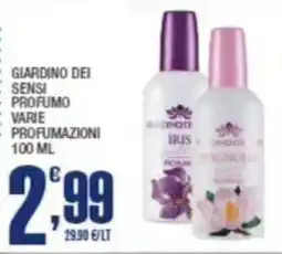 Splendidi e Splendenti Giardino dei sensi profumo varie profumazioni offerta