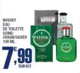 Splendidi e Splendenti Whisky Eau de Toilette Uomo Origin/Silver offerta