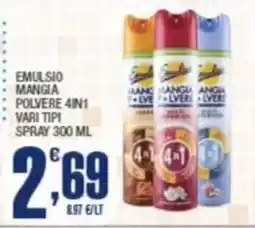 Splendidi e Splendenti Emulsio mangia polvere 4in1 spray offerta
